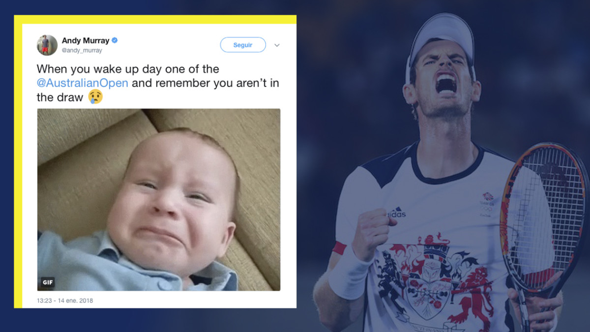 Así se siente Andy Murray al recordar que no está en Australia