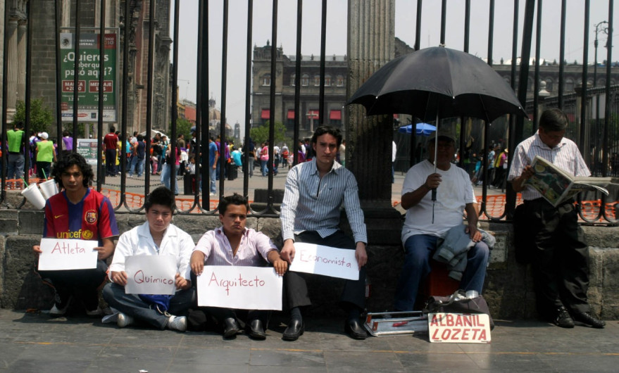 Desempleo aumenta en México 2.67% durante el mes de junio