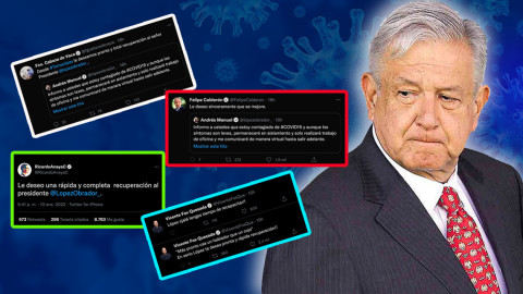 Clase política desea pronta recuperación a López Obrador tras dar positivo a Coronavirus