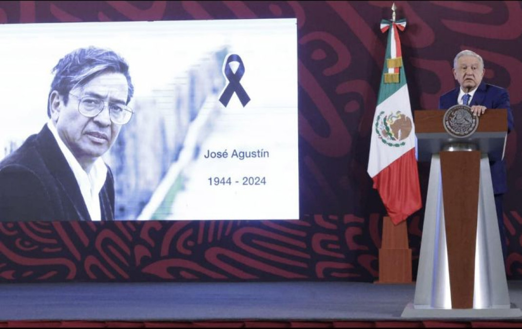 Lamenta AMLO la muerte del escritor José Agustín