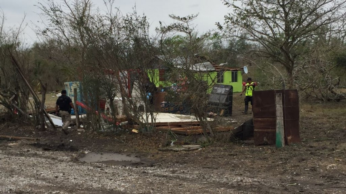 Tornado genera daños en municipios del norte de Veracruz