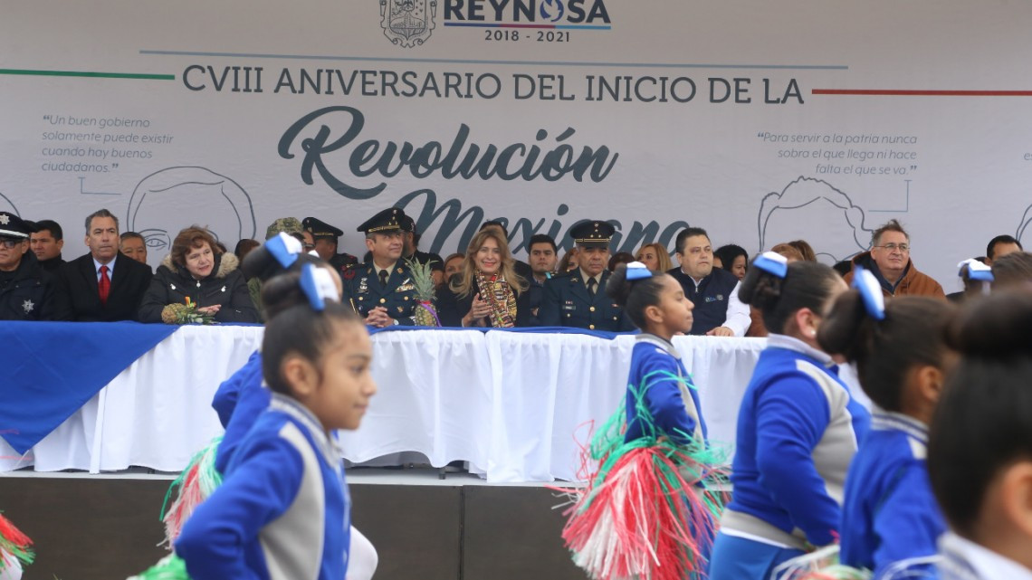 Motiva participación de reynosenses 108 Aniversario de la Revolución Mexicana