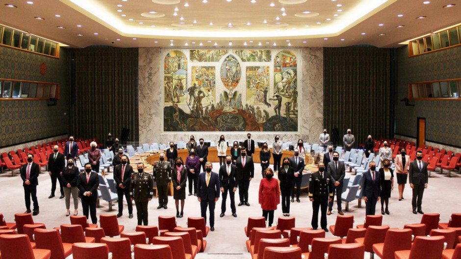 Asume México presidencia del Consejo de Seguridad de la ONU durante el mes de noviembre 