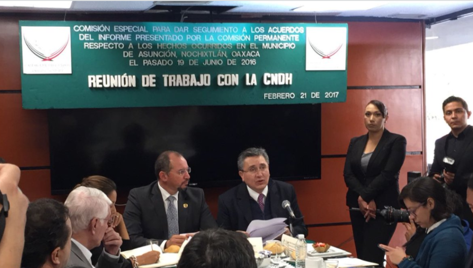 Investigación de CNDH sobre caso Nochixtlán, en su etapa final