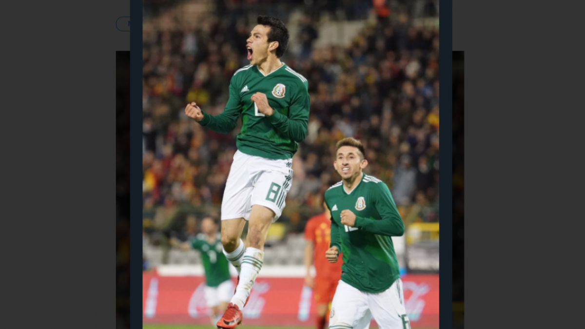 Con doblete de Chucky Lozano, México empata con Bélgica