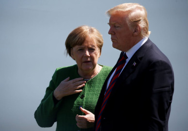 Trump habla sobre crisis migratoria en Alemania