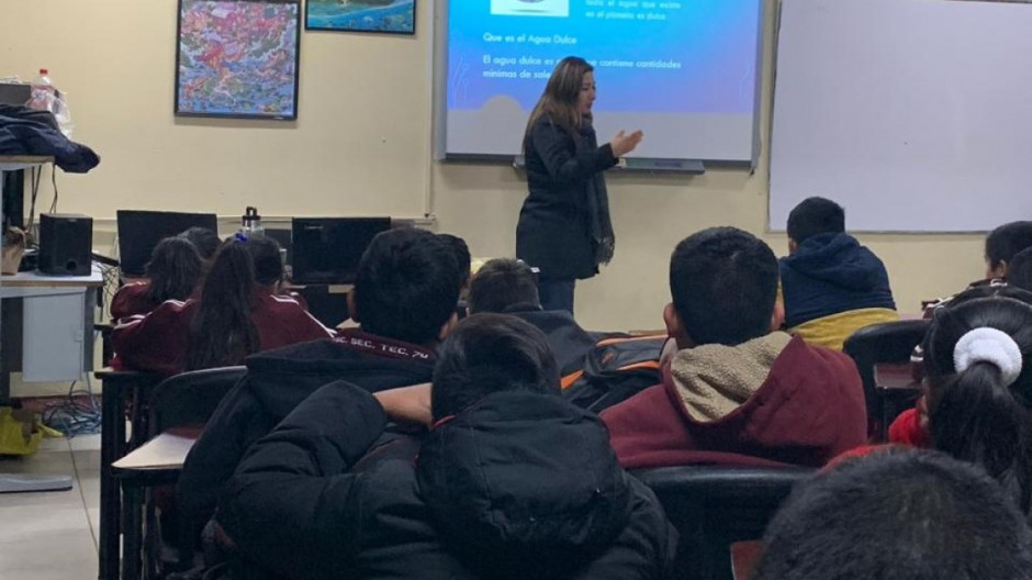 '¡A cuidar el agua y mantener limpia a Reynosa!' afirman en la secundaria técnica 74