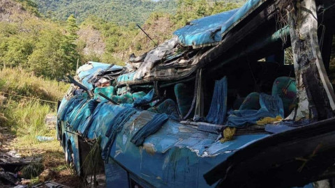 Mueren nueve peregrinos tras volcadura de camión en Chiapas