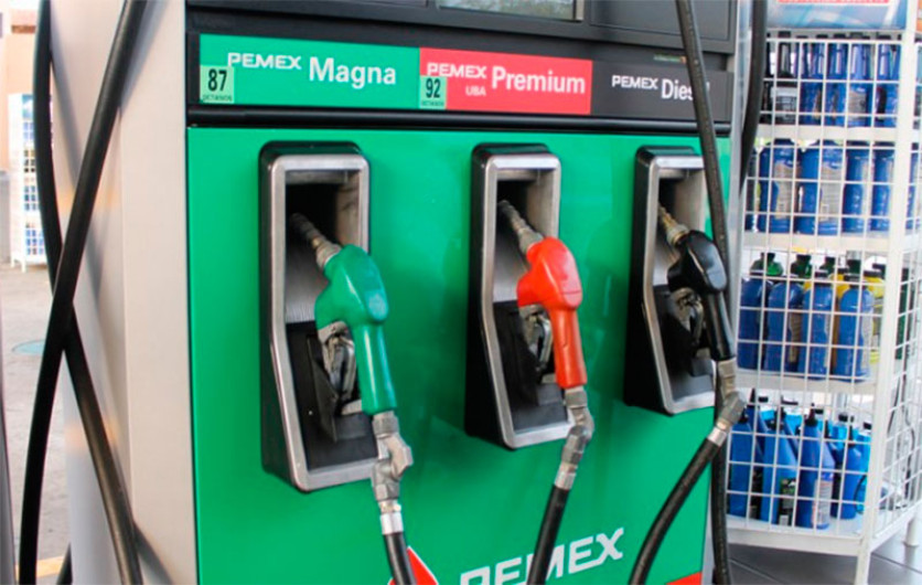 Precio de gasolina se mantiene y diesel baja un centavo