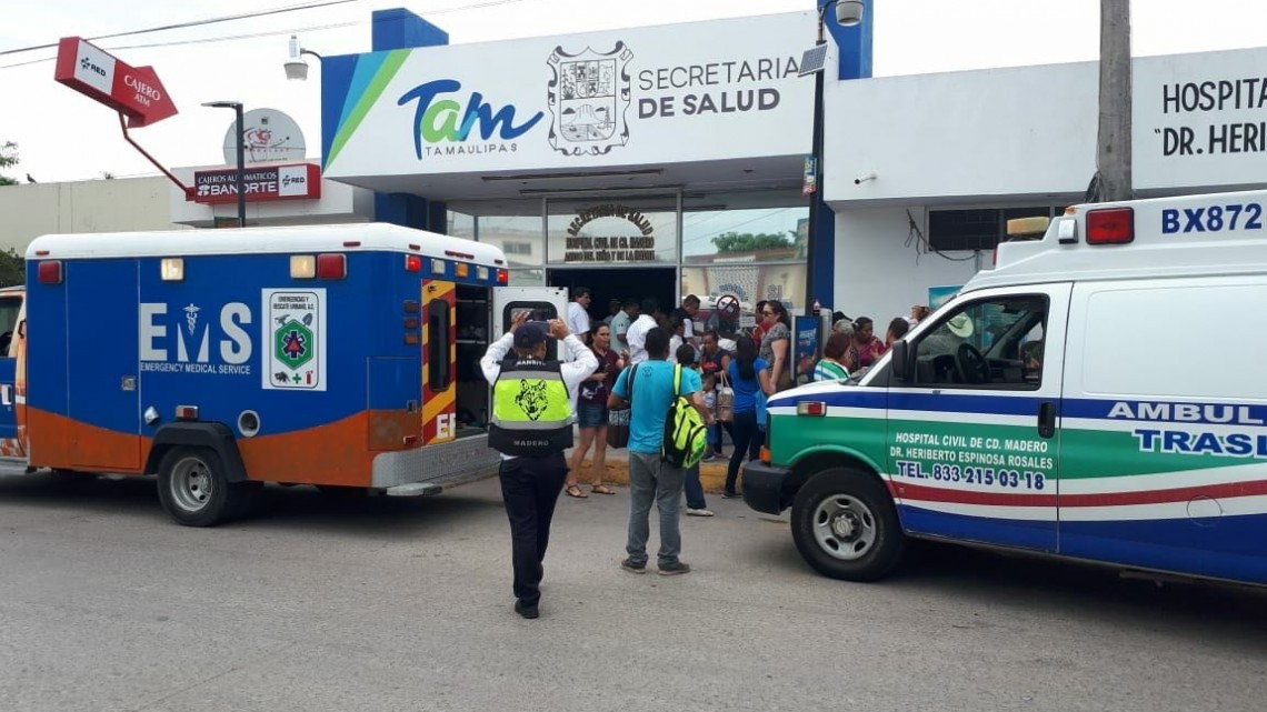 Corto circuito en hospital provoca evacuación de enfermos