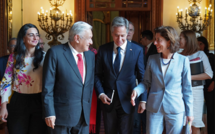 Califica AMLO como "muy buen encuentro" reunión con Blinken 