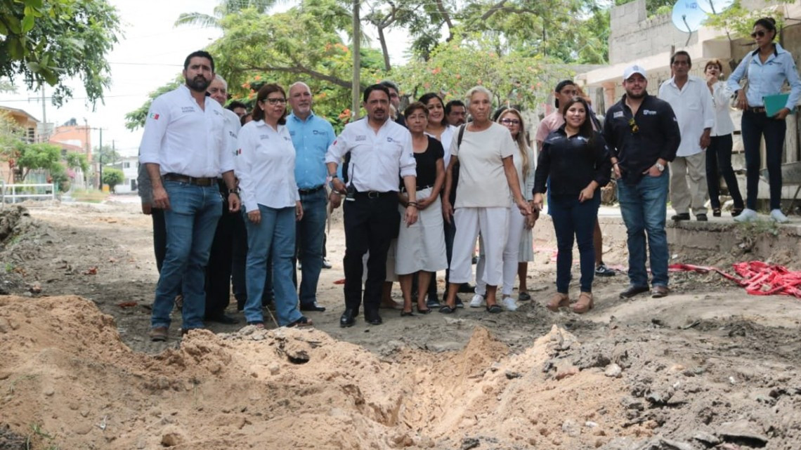 Andrés Zorrilla pone en marcha construcción de dren pluvial