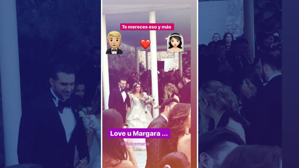 Dulce María ya se casó y aquí las primeras imágenes