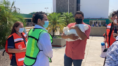 Realiza IMSS simulacro de robo se infante en Victoria 