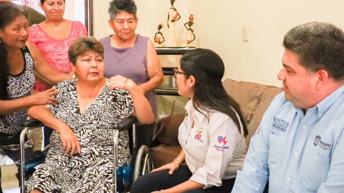 Gobierno y DIF Madero apoyan a sectores vulnerables