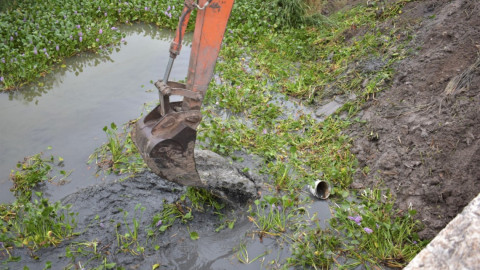 Arranque del programa Emergentes de Limpieza y Desasolve del Dren 