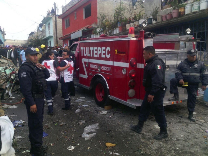 Dos heridos por explosión en Tultepec son dados de alta