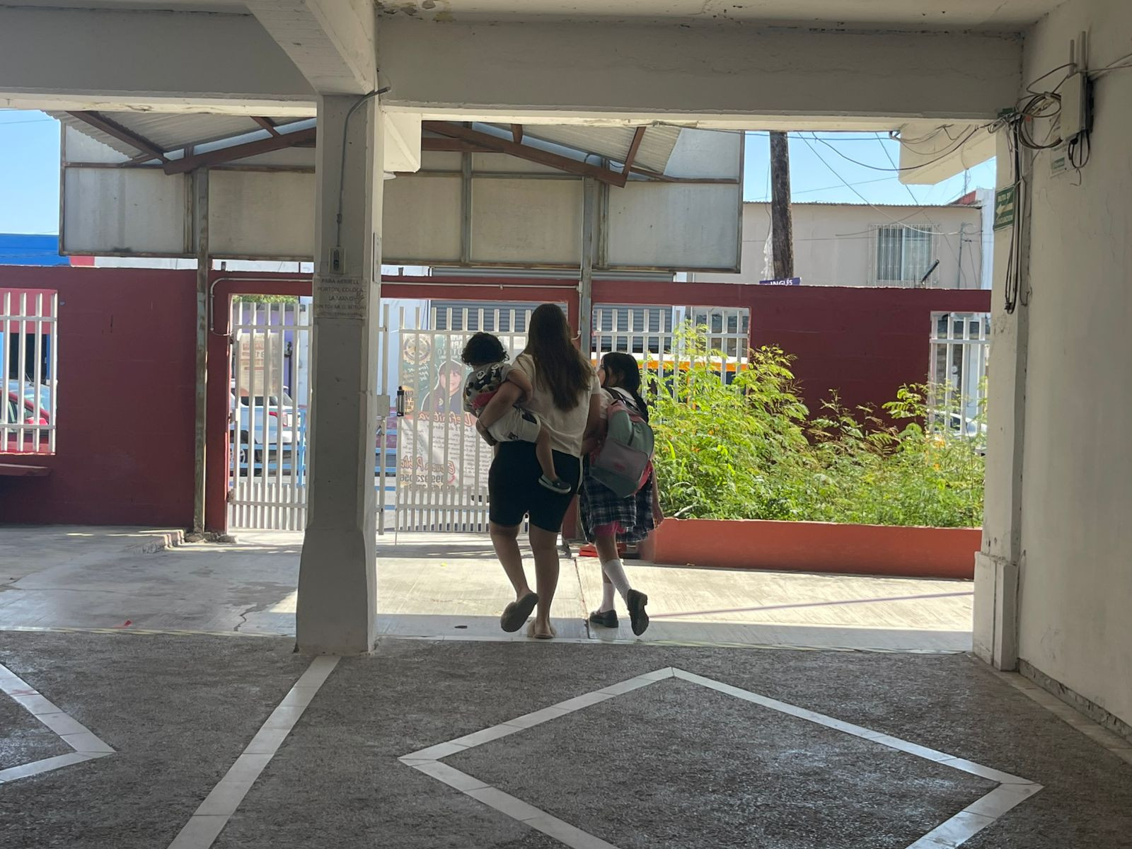 Falsa alarma por fuga gas en escuela Club Rotario