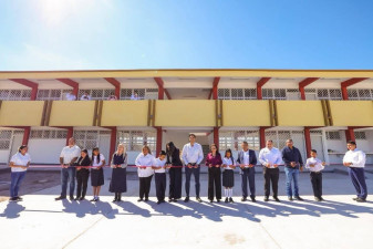 Inauguró Alcalde Carlos Peña Ortiz nueva Secundaria General