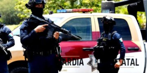 Reportan agresión con drones contra la Guardia Estatal en Santa Gertrudis