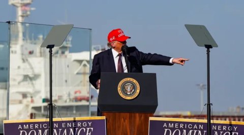 Trump afirma que México aceptó “sin problemas” que renombrara el Golfo de México como “Golfo de América”