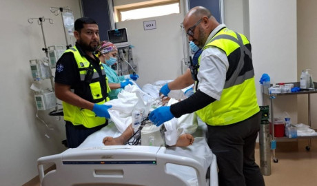 Realizan traslado exitoso de paciente pediátrico al Hospital Infantil