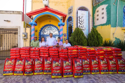 Entregan más de 2 Toneladas de alimento para mascotas
