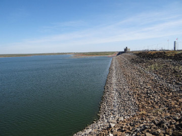 Presa Falcón en nivel crítico; está al 3.9% de su capacidad