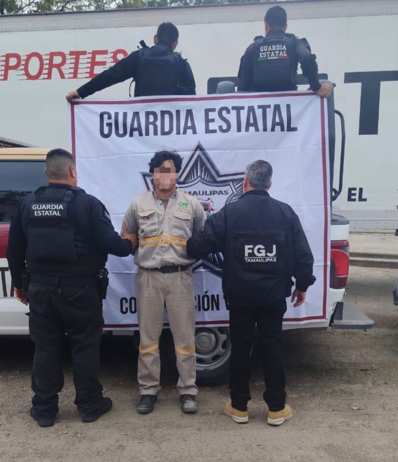 Detienen en Tamaulipas a hombre que se hacía pasar por trabajador de CFE