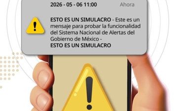 Simulacro Nacional activará alertas en celulares de Tamaulipas