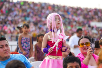 Presentó Carlos Peña Ortiz el Show de Luli Pampín ante más de 15 Mil personas por el Día del Niño 2026