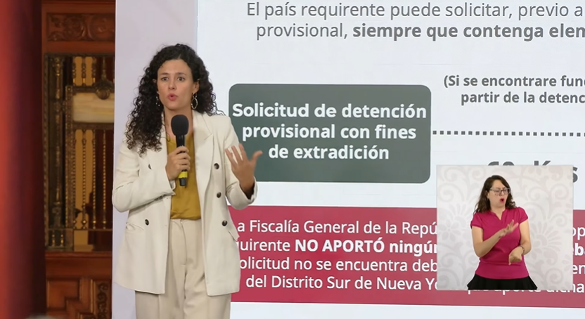 Consejería Jurídica aclara no hay orden de extradición contra Rocha Moya