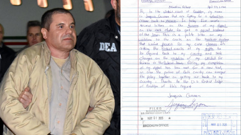 Chapo Guzmán envía carta en la que solicita ser extraditado a México desde prisión en EU