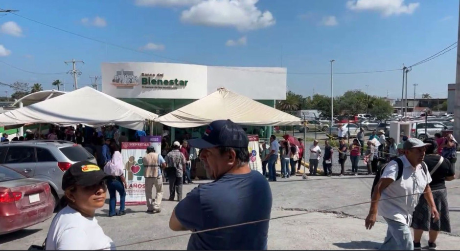 Fallas en sistema y falta de efectivo afectan atención en Banco del Bienestar