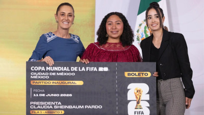 Seleccionan a ganadoras para asistir al partido inaugural del Mundial 2026