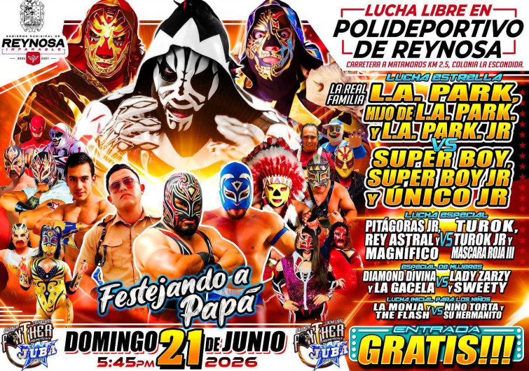 Gobierno de Reynosa prepara gran celebración gratuita por el Día del Padre