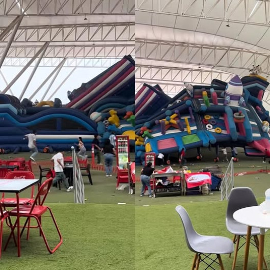 Al menos 10 niños resultan heridos tras accidente en inflable en Torreón