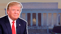 Trump advierte con hasta 10 años de prisión por vandalizar el Monumento a Lincoln