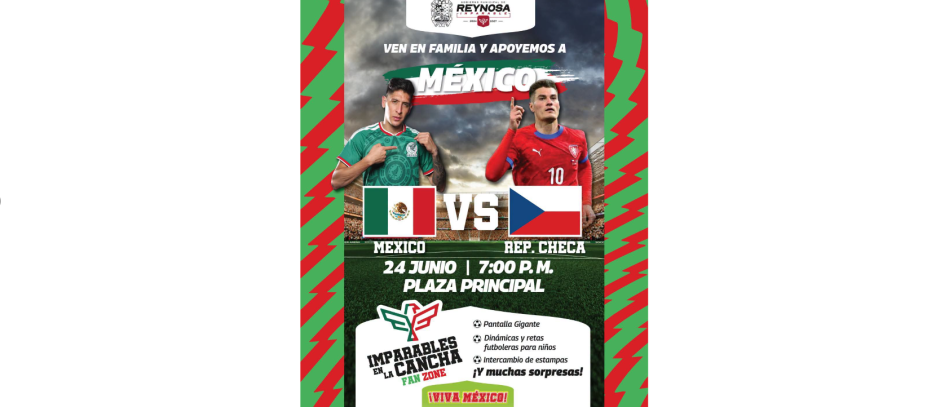 Invita el Alcalde Carlos Peña Ortiz a celebrar a México en el Mundial