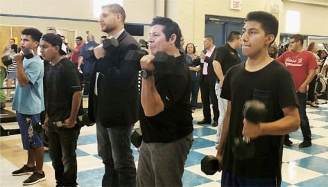 Inauguran centro fitness gratuito en El Cenizo