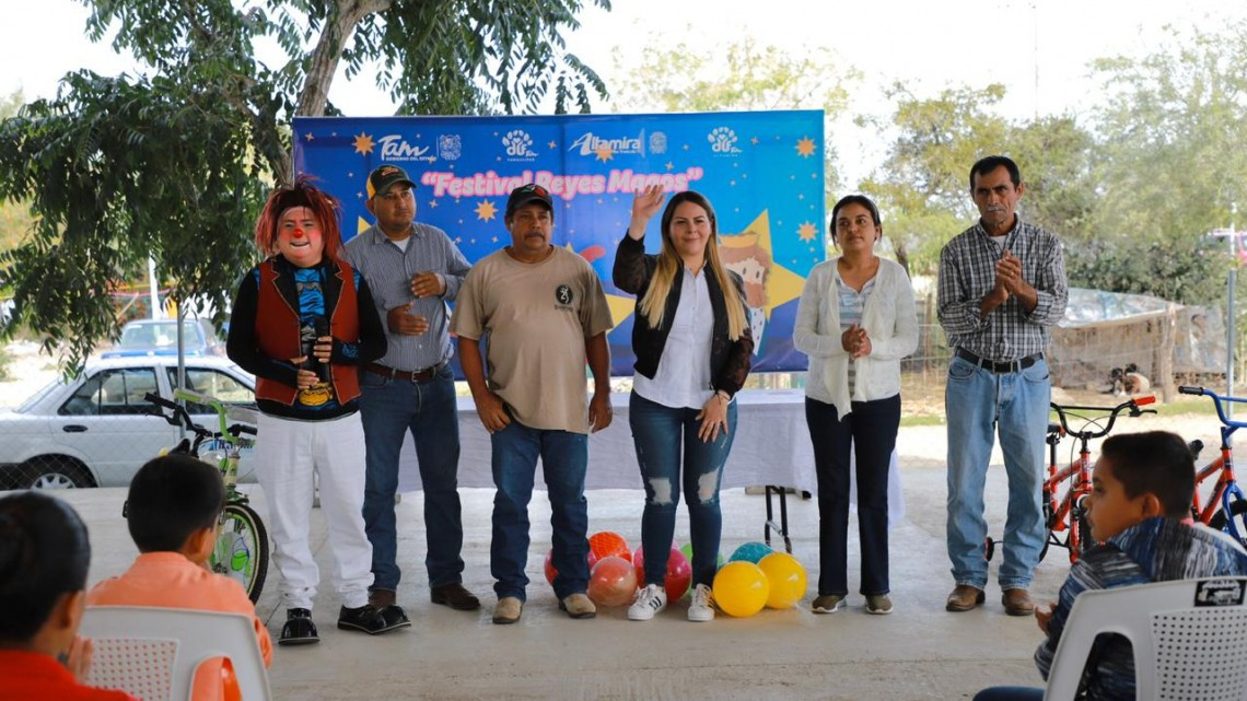 DIF Altamira lleva Festival de Reyes Magos a la zona rural