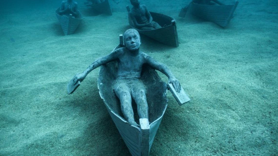 Abren el primer museo bajo el agua de Europa