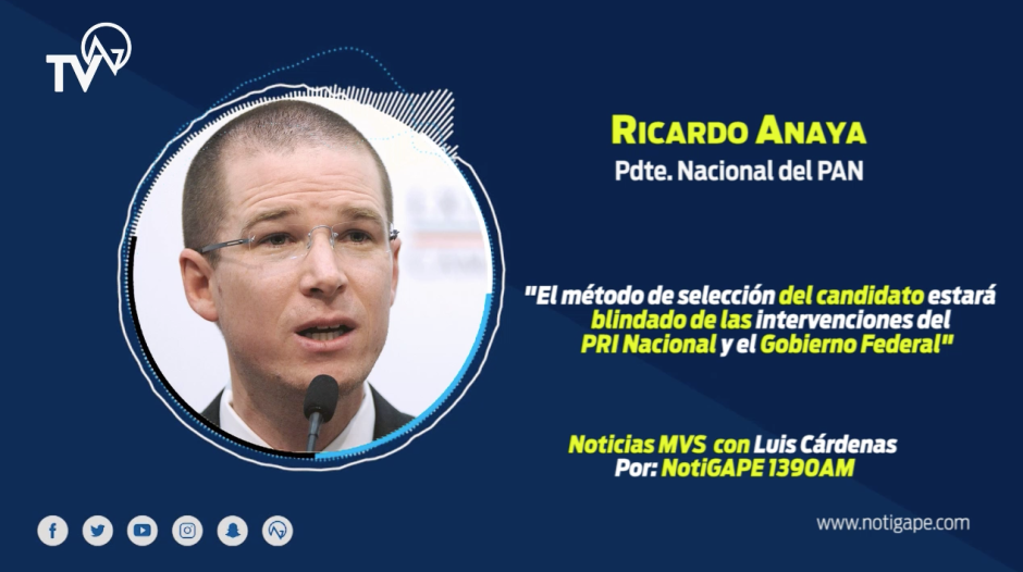 Habrá acuerdo en método para candidato del Frente: Anaya