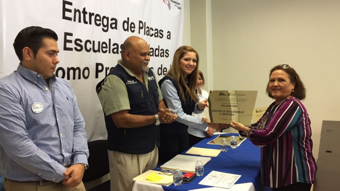 Sector Salud certifica a escuelas de Matamoros