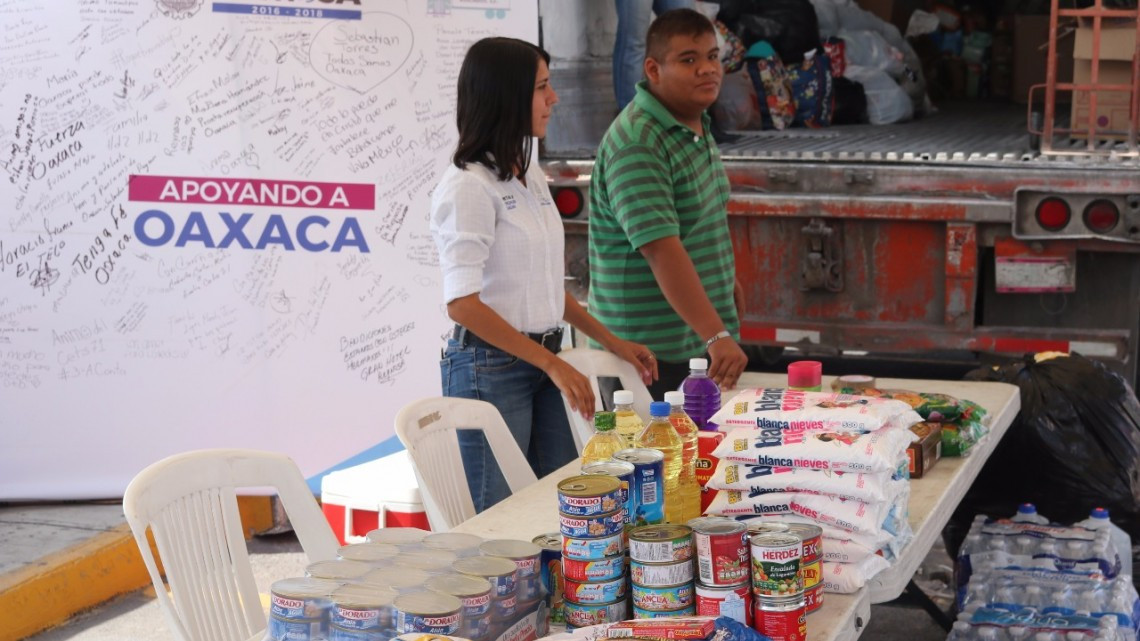 Invita Maki a incrementar donación de víveres