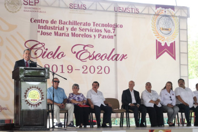 Inauguran Ciclo Escolar del CBTIS 7