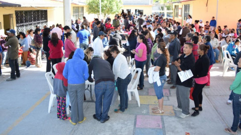 Realiza Sedesol Brigada Médica en la Américo Villarreal 