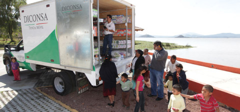 Sustituye Diconsa 205 camiones y tráileres