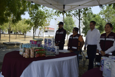 Se suma SSPT con donativos para población afectada por inundaciones en la frontera