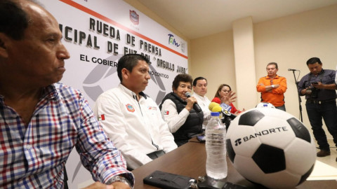 Presenta la Escuela de Fútbol del Gobierno Municipal “Orgullo Jaibo”
